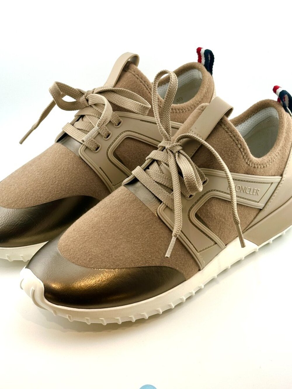 BRAND NEW MONCLER EMILIA LOW-TOP SNEAKERS